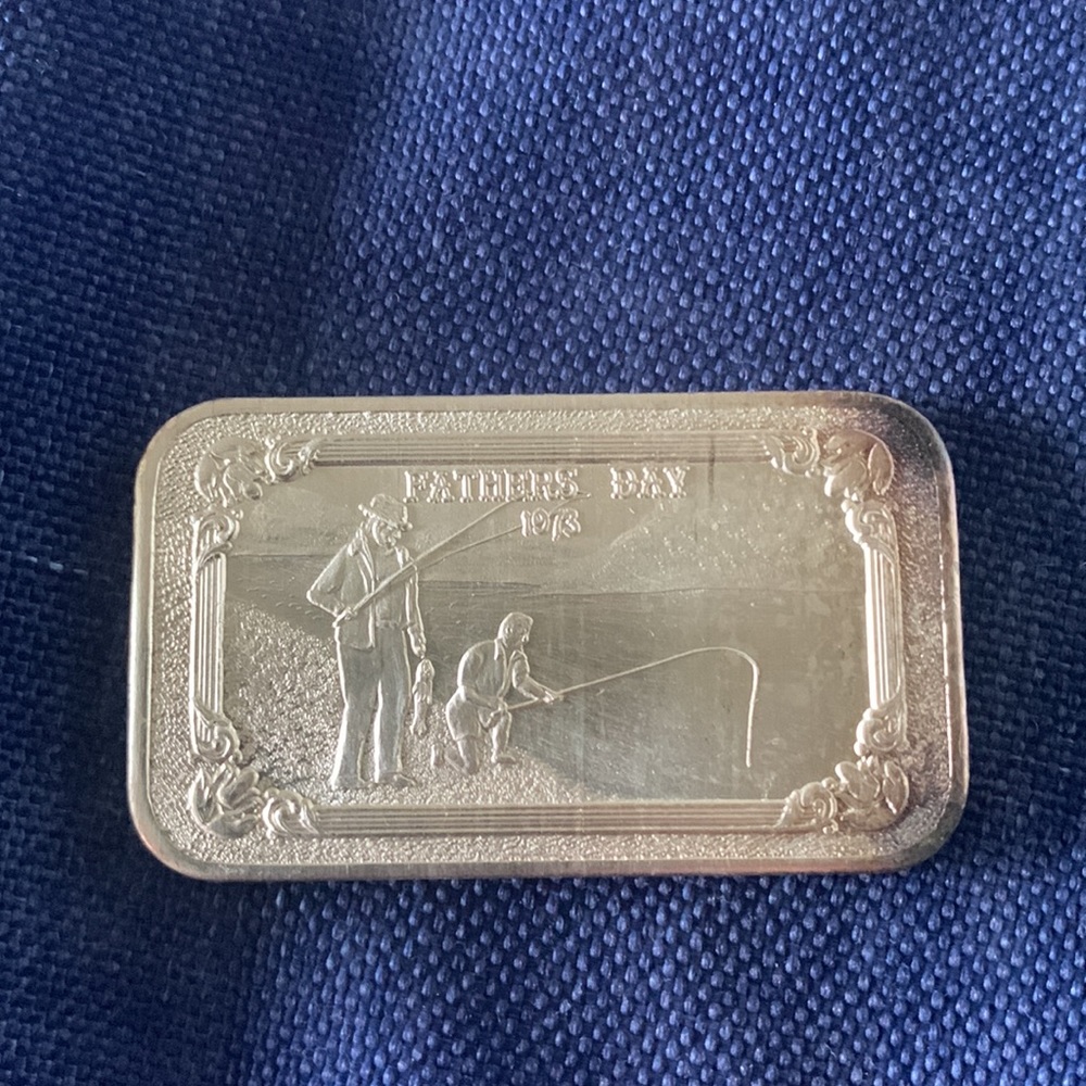 Father’s Day .999 Silver Bar 1 Troy Ounce -great gift!